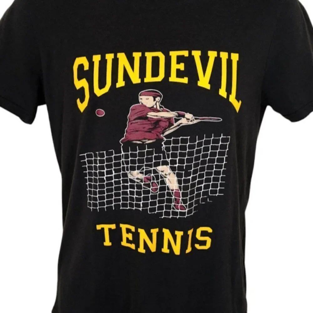 Eldorado Sundevils Tennis T Shirt Mens Size Small Black High School Sports